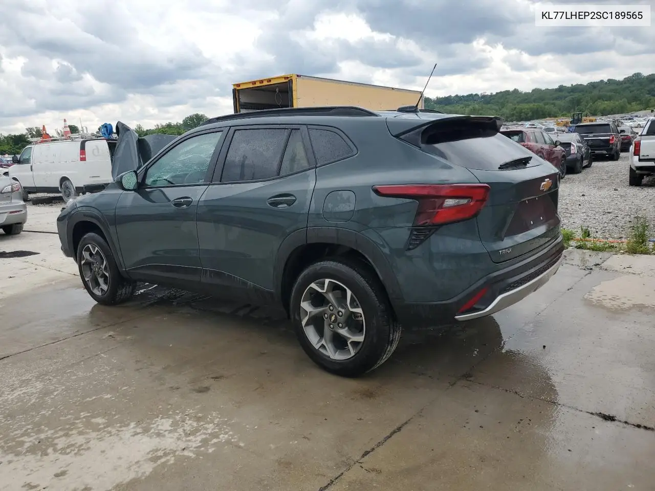 2025 Chevrolet Trax 1Lt VIN: KL77LHEP2SC189565 Lot: 58342585