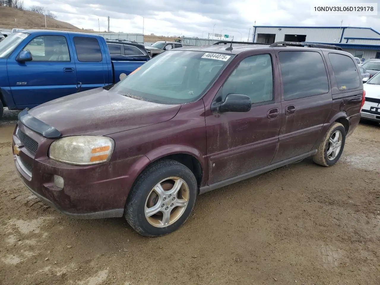 2005 Chevrolet Uplander Lt VIN: 1GNDV33L06D129178 Lot: 46844075