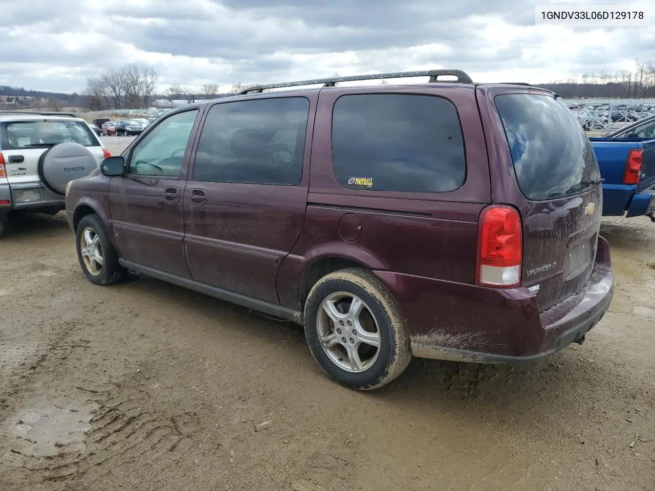 2005 Chevrolet Uplander Lt VIN: 1GNDV33L06D129178 Lot: 46844075