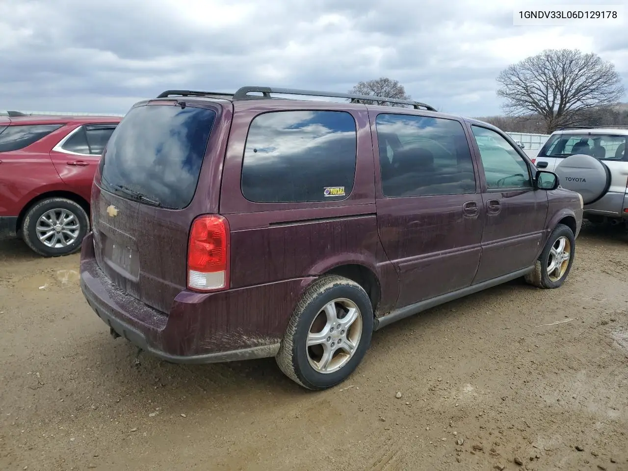 2005 Chevrolet Uplander Lt VIN: 1GNDV33L06D129178 Lot: 46844075
