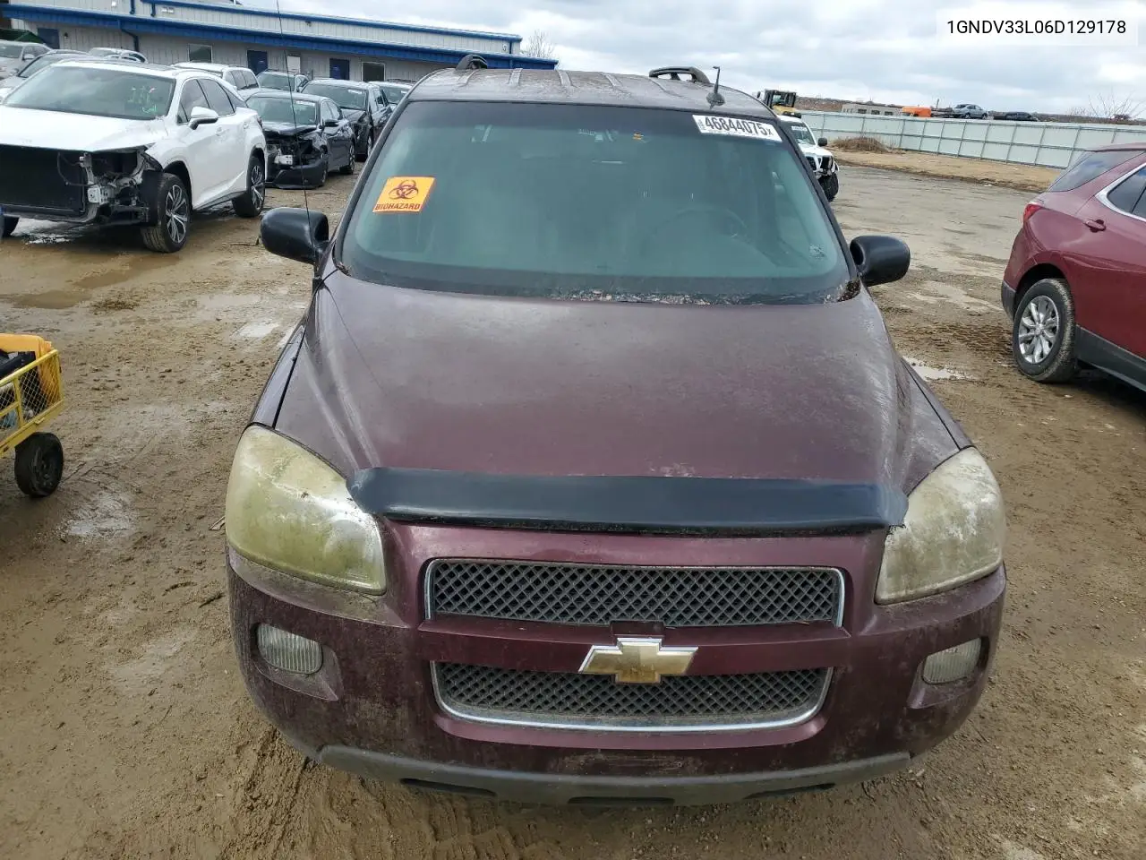 2005 Chevrolet Uplander Lt VIN: 1GNDV33L06D129178 Lot: 46844075