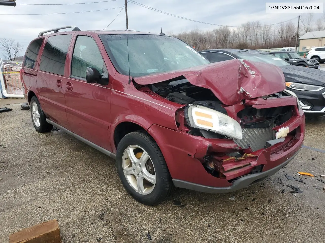 2005 Chevrolet Uplander Lt VIN: 1GNDV33L55D167004 Lot: 47782685