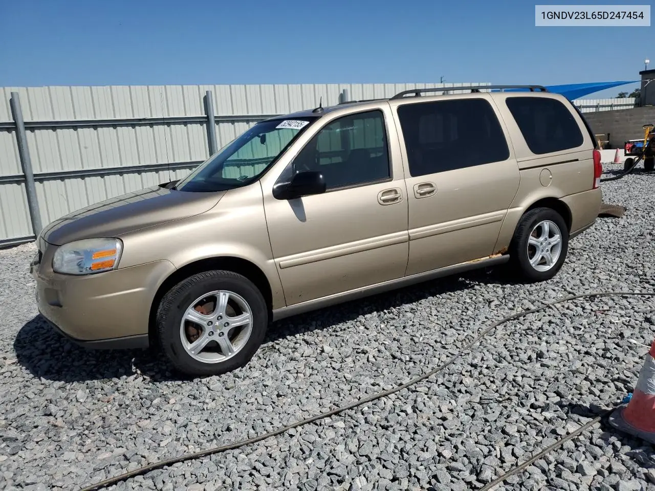 2005 Chevrolet Uplander Ls VIN: 1GNDV23L65D247454 Lot: 52942155