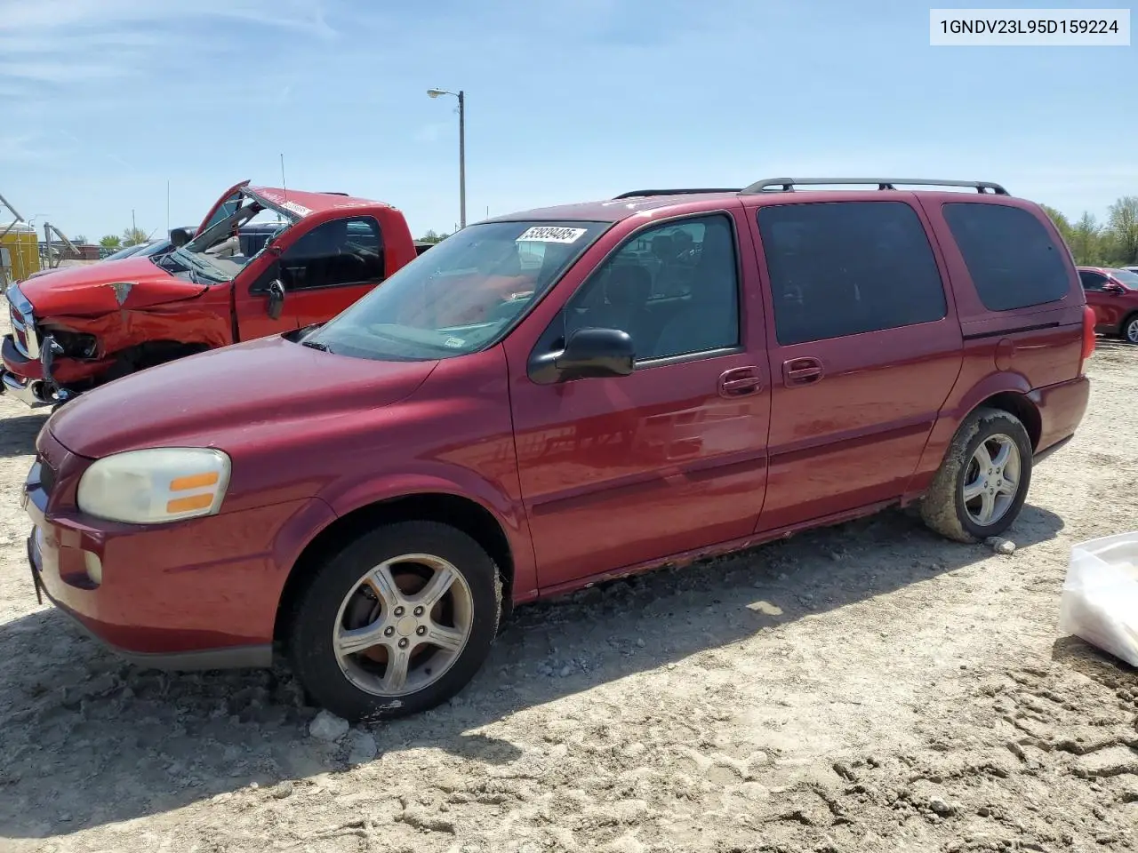 2005 Chevrolet Uplander Ls VIN: 1GNDV23L95D159224 Lot: 53939485