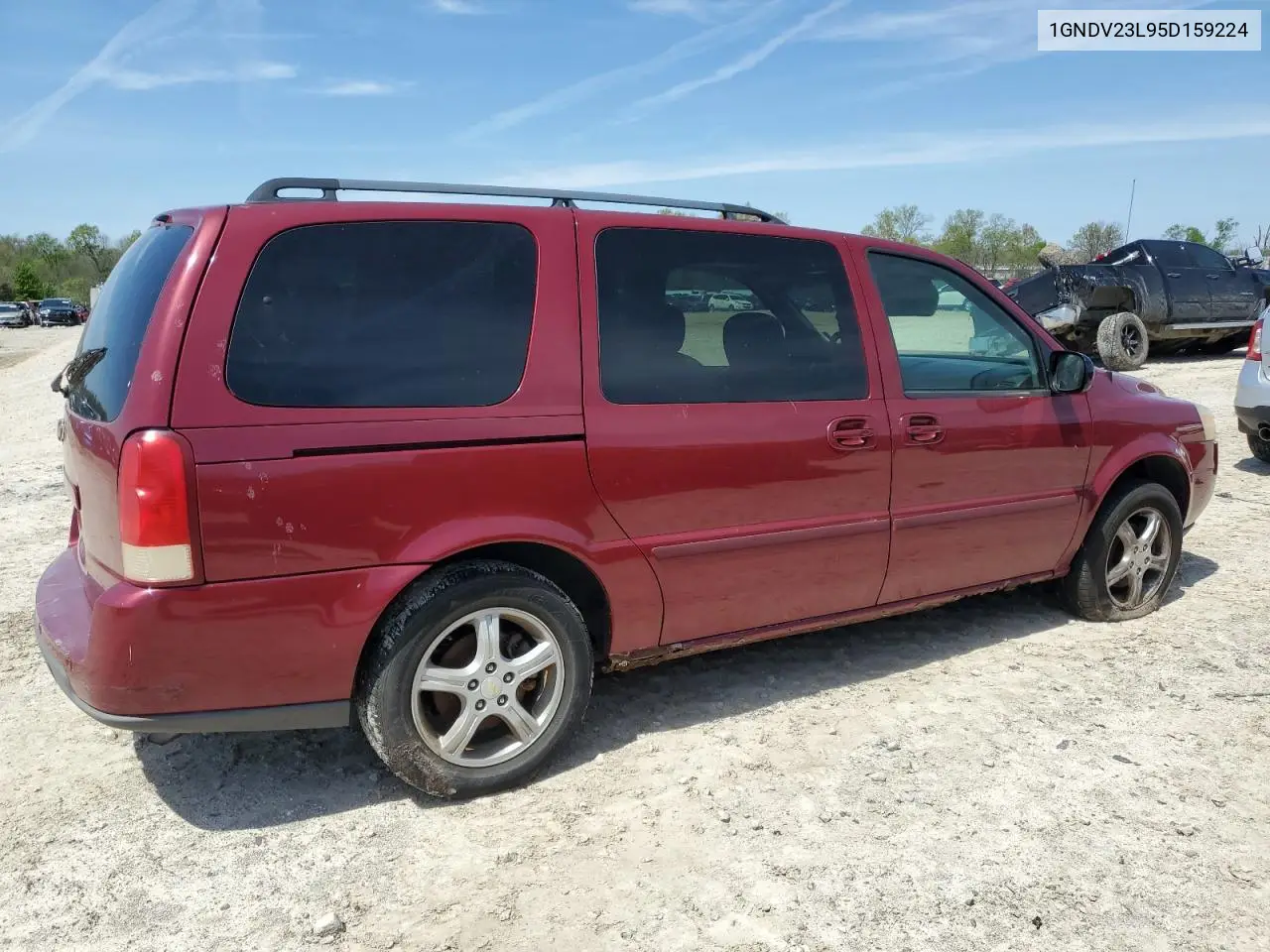 2005 Chevrolet Uplander Ls VIN: 1GNDV23L95D159224 Lot: 53939485