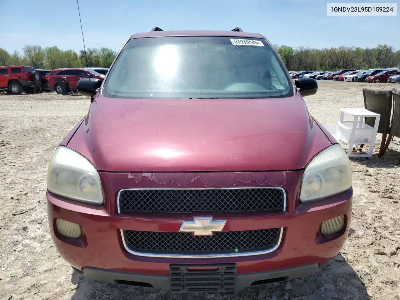 2005 Chevrolet Uplander Ls VIN: 1GNDV23L95D159224 Lot: 53939485