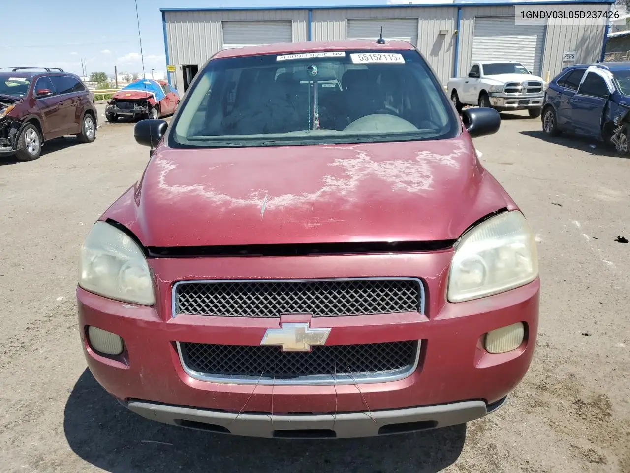 2005 Chevrolet Uplander VIN: 1GNDV03L05D237426 Lot: 55152115