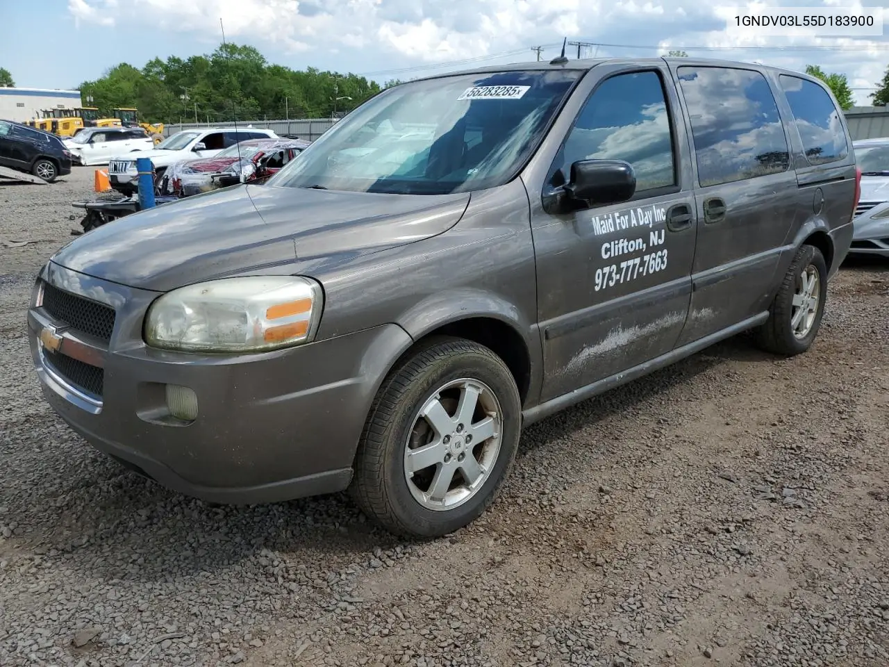 2005 Chevrolet Uplander VIN: 1GNDV03L55D183900 Lot: 56283285