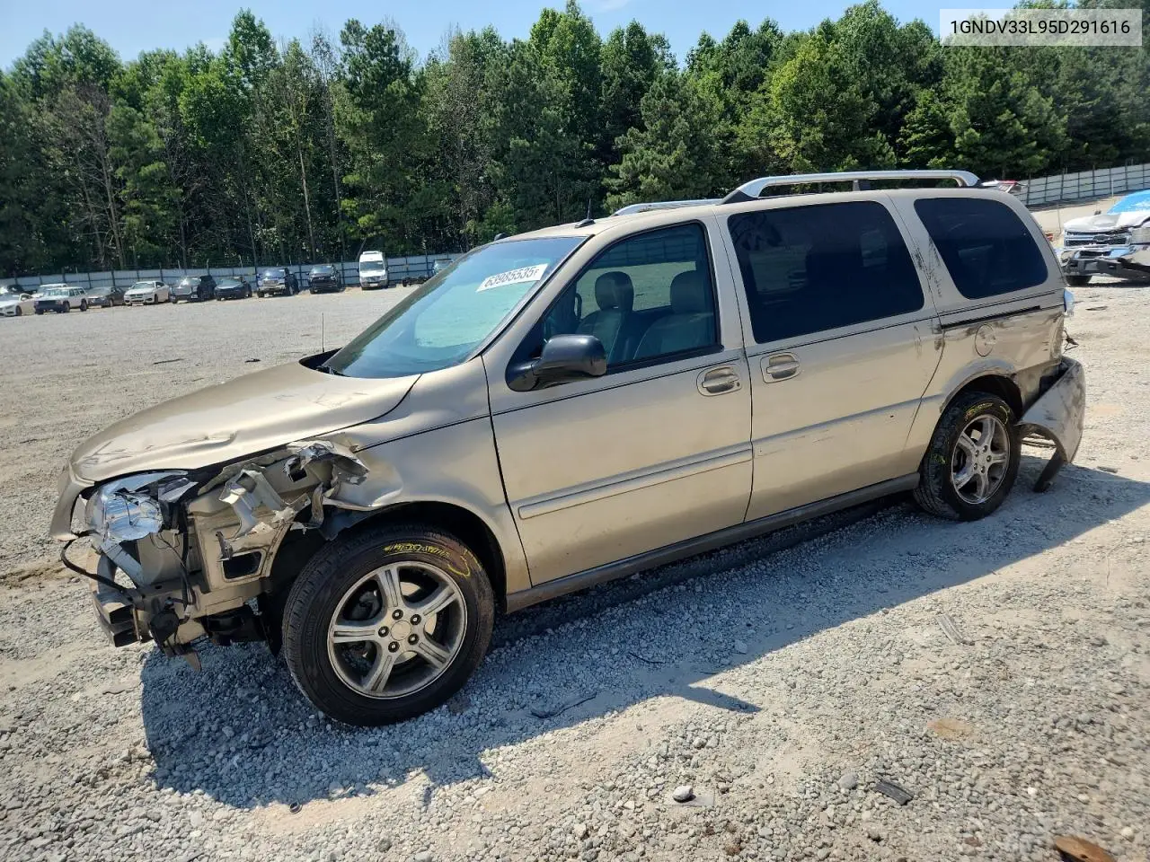 2005 Chevrolet Uplander Lt VIN: 1GNDV33L95D291616 Lot: 63985535