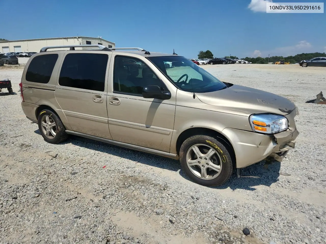 2005 Chevrolet Uplander Lt VIN: 1GNDV33L95D291616 Lot: 63985535