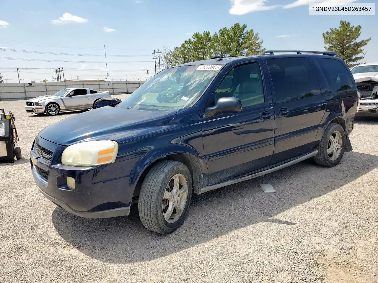 2005 Chevrolet Uplander Ls VIN: 1GNDV23L45D263457 Lot: 64679965