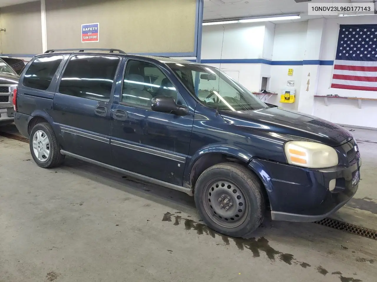 2006 Chevrolet Uplander Ls VIN: 1GNDV23L96D177143 Lot: 45601955