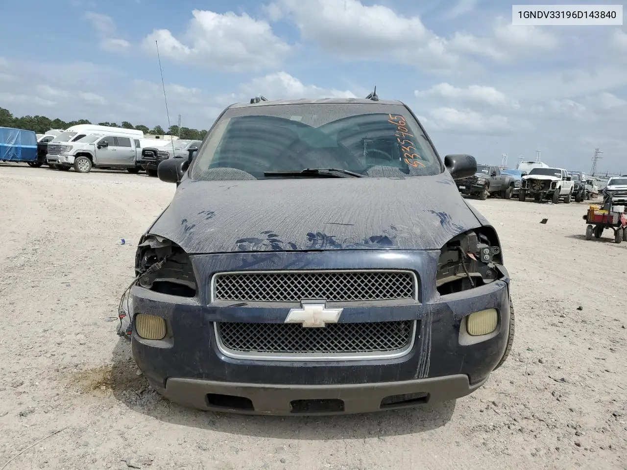 2006 Chevrolet Uplander Lt VIN: 1GNDV33196D143840 Lot: 53354065