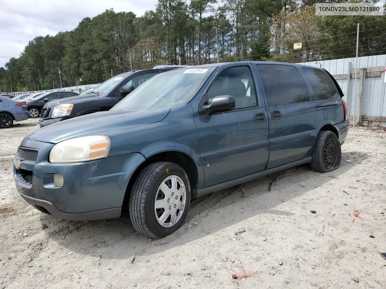 2006 Chevrolet Uplander Ls VIN: 1GNDV23L56D121880 Lot: 53489995