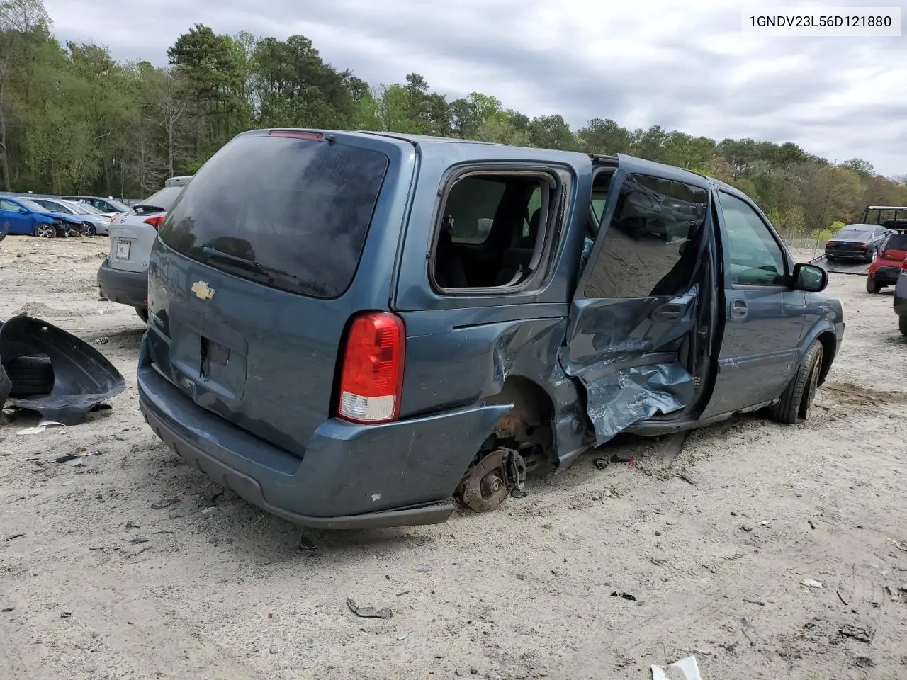 2006 Chevrolet Uplander Ls VIN: 1GNDV23L56D121880 Lot: 53489995