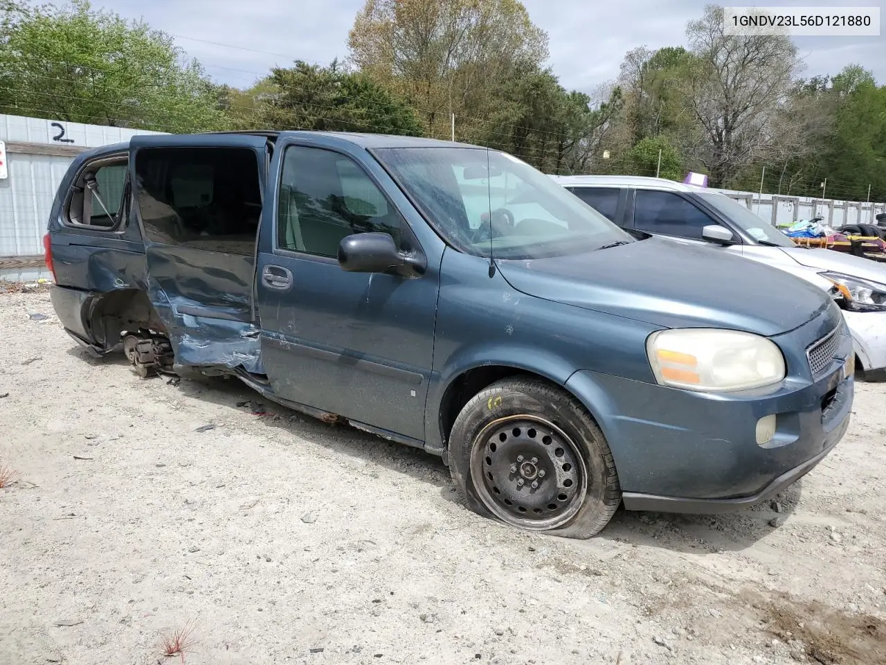 2006 Chevrolet Uplander Ls VIN: 1GNDV23L56D121880 Lot: 53489995