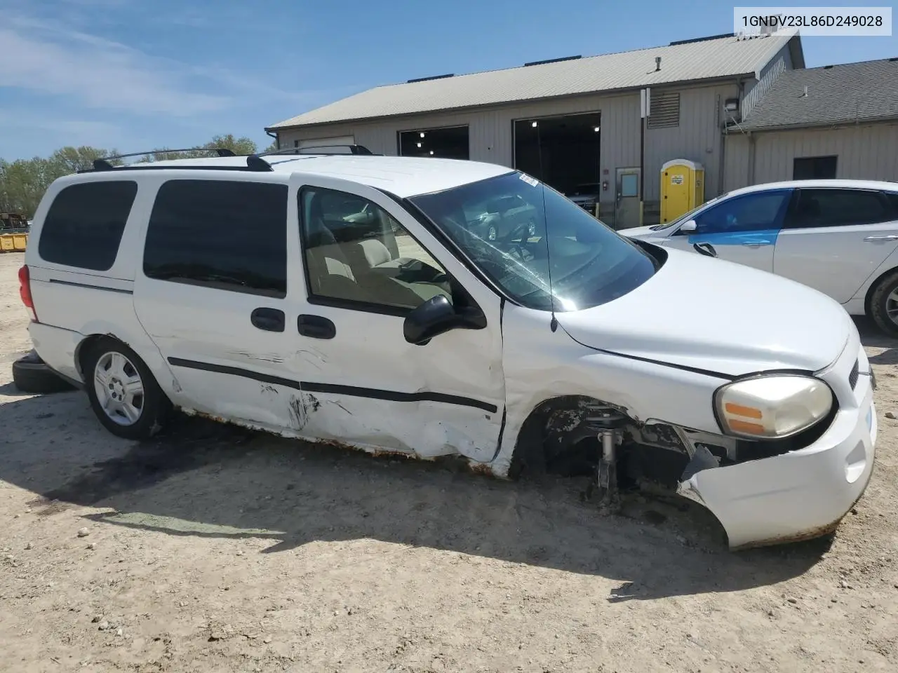 2006 Chevrolet Uplander Ls VIN: 1GNDV23L86D249028 Lot: 53663565