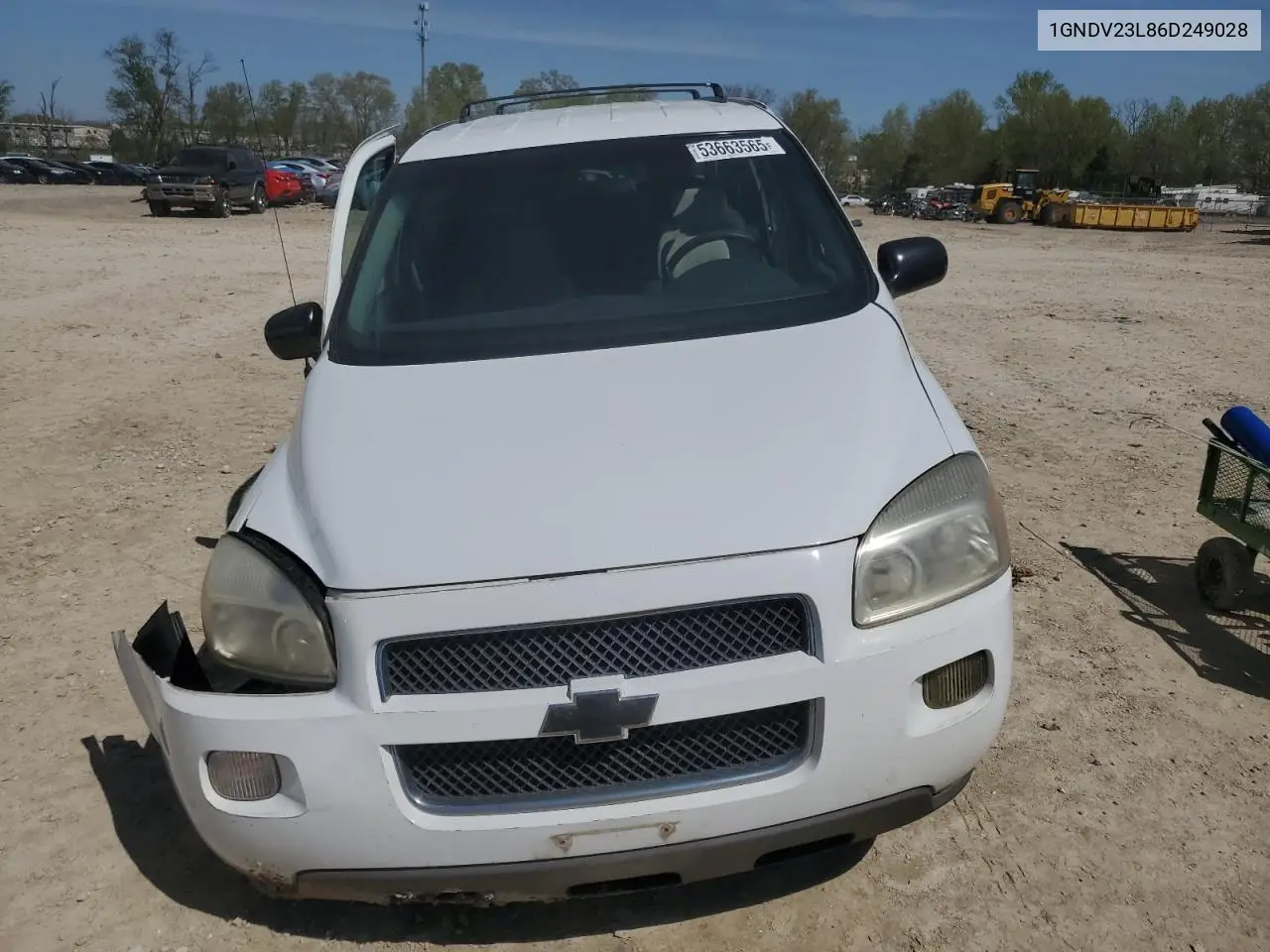 2006 Chevrolet Uplander Ls VIN: 1GNDV23L86D249028 Lot: 53663565
