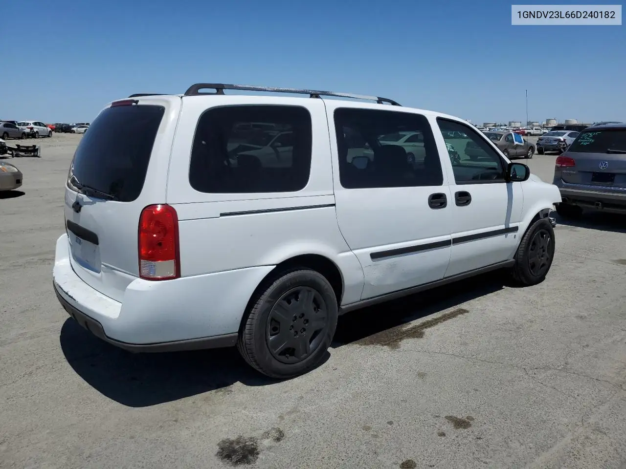2006 Chevrolet Uplander Ls VIN: 1GNDV23L66D240182 Lot: 57594395