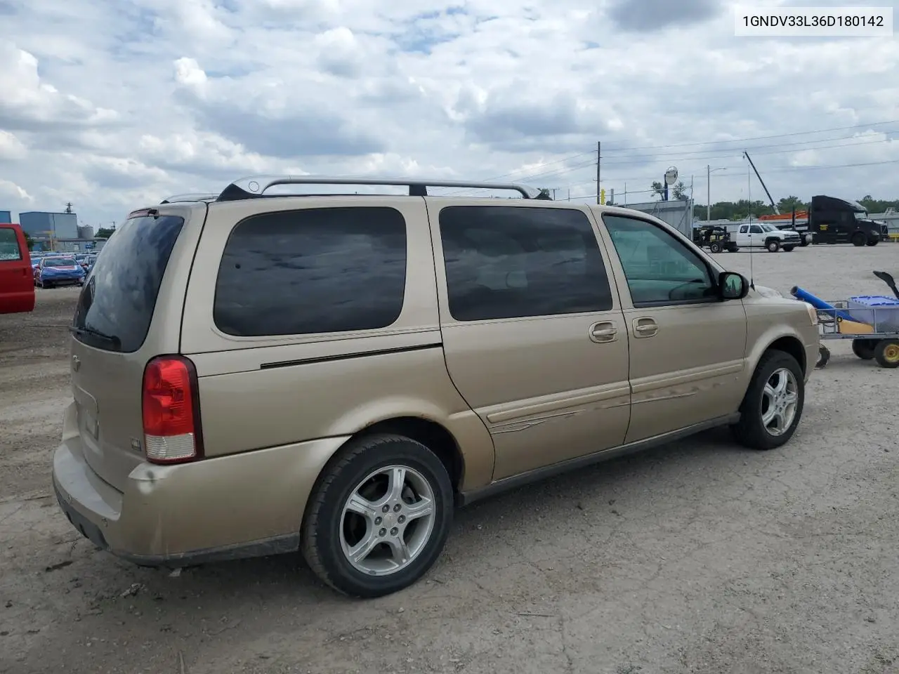 2006 Chevrolet Uplander Lt VIN: 1GNDV33L36D180142 Lot: 58047965