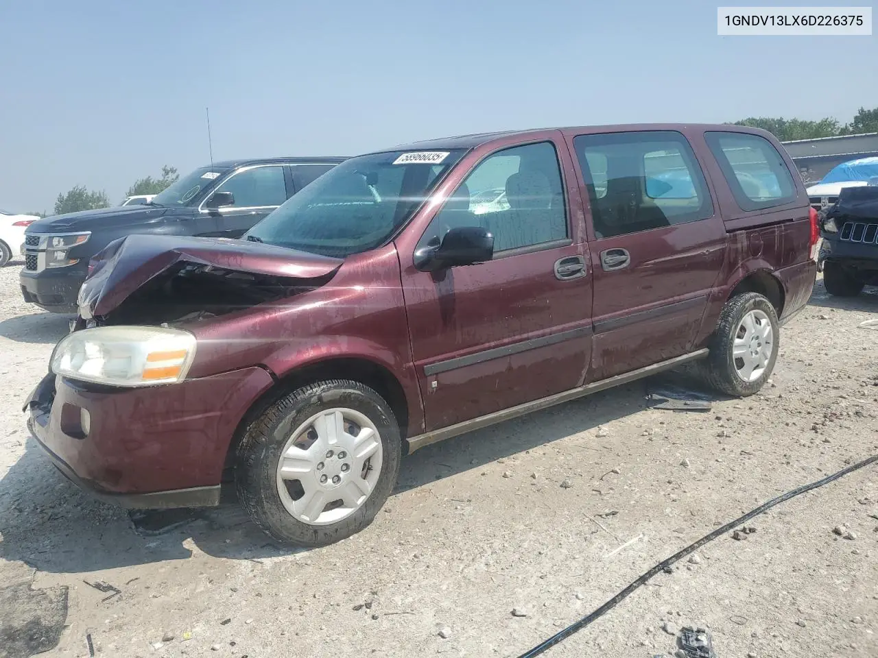 2006 Chevrolet Uplander VIN: 1GNDV13LX6D226375 Lot: 58966035