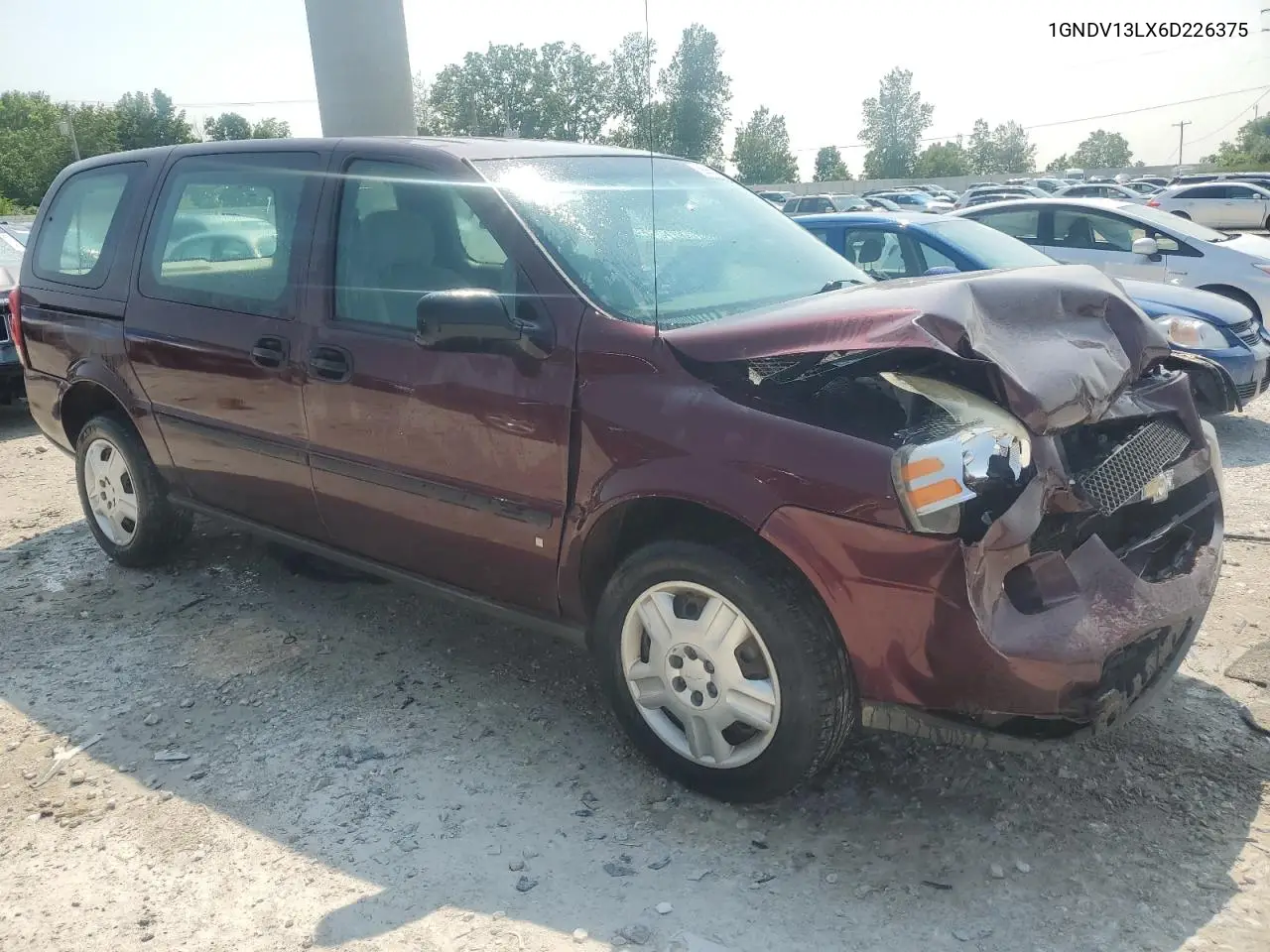 2006 Chevrolet Uplander VIN: 1GNDV13LX6D226375 Lot: 58966035