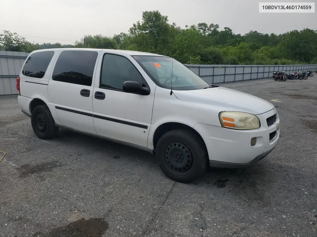 2006 Chevrolet Uplander Incomplete VIN: 1GBDV13L46D174559 Lot: 59566385