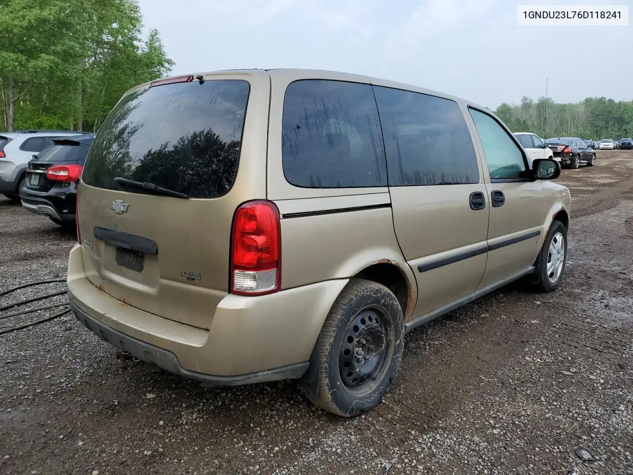 2006 Chevrolet Uplander Ls VIN: 1GNDU23L76D118241 Lot: 59869425
