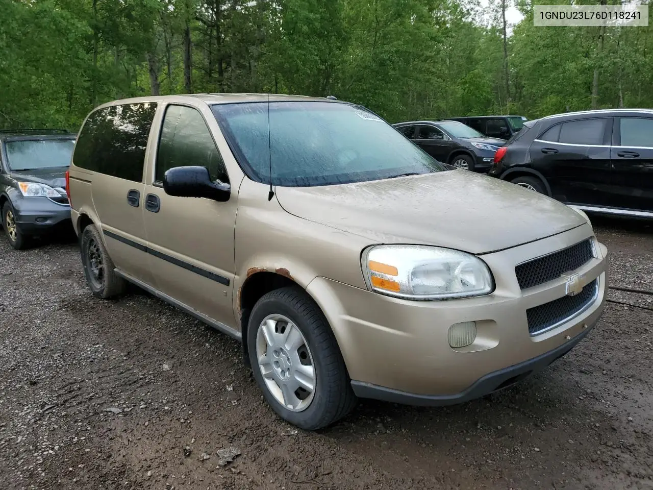 2006 Chevrolet Uplander Ls VIN: 1GNDU23L76D118241 Lot: 59869425