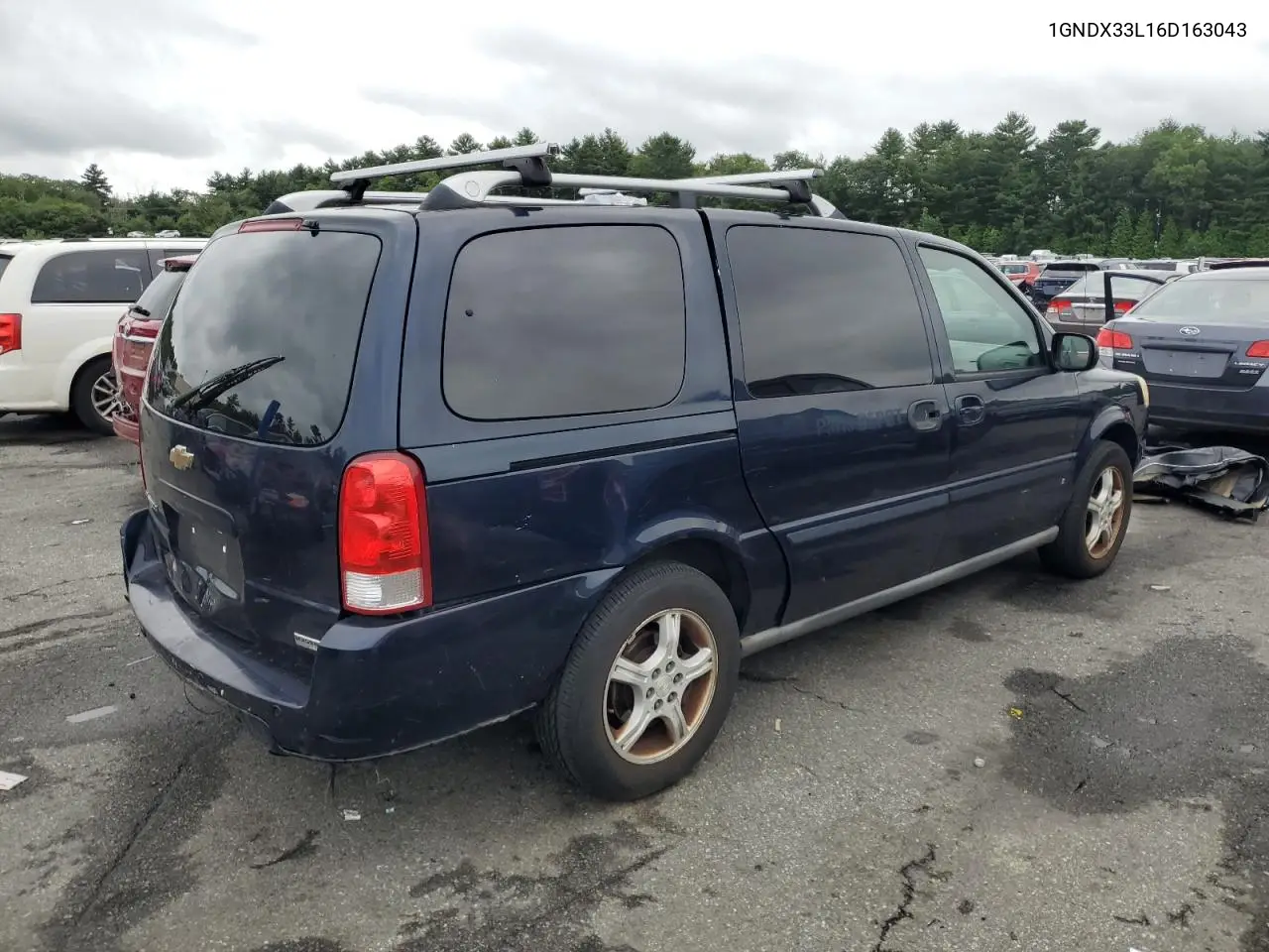 2006 Chevrolet Uplander Lt VIN: 1GNDX33L16D163043 Lot: 61225755