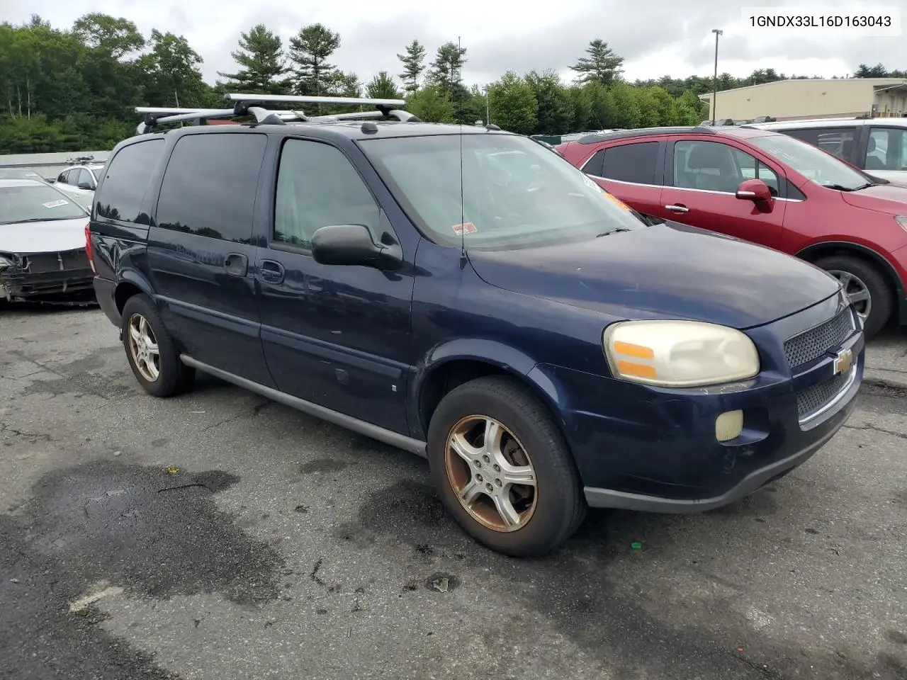 2006 Chevrolet Uplander Lt VIN: 1GNDX33L16D163043 Lot: 61225755