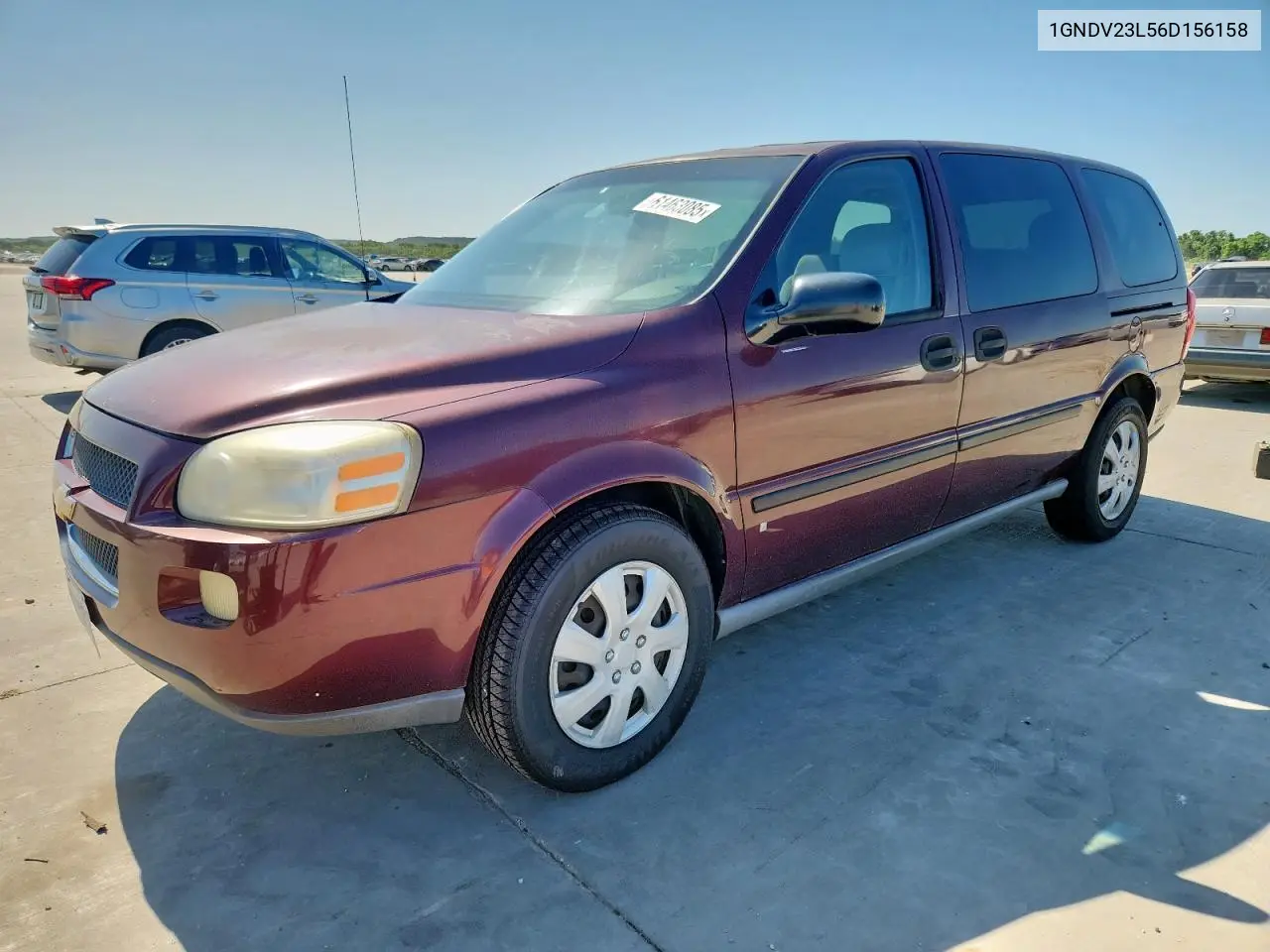 2006 Chevrolet Uplander Ls VIN: 1GNDV23L56D156158 Lot: 61463085