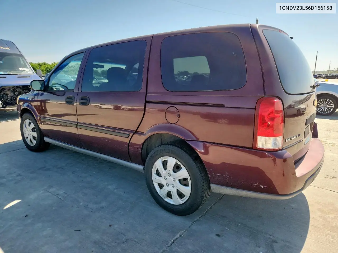 2006 Chevrolet Uplander Ls VIN: 1GNDV23L56D156158 Lot: 61463085