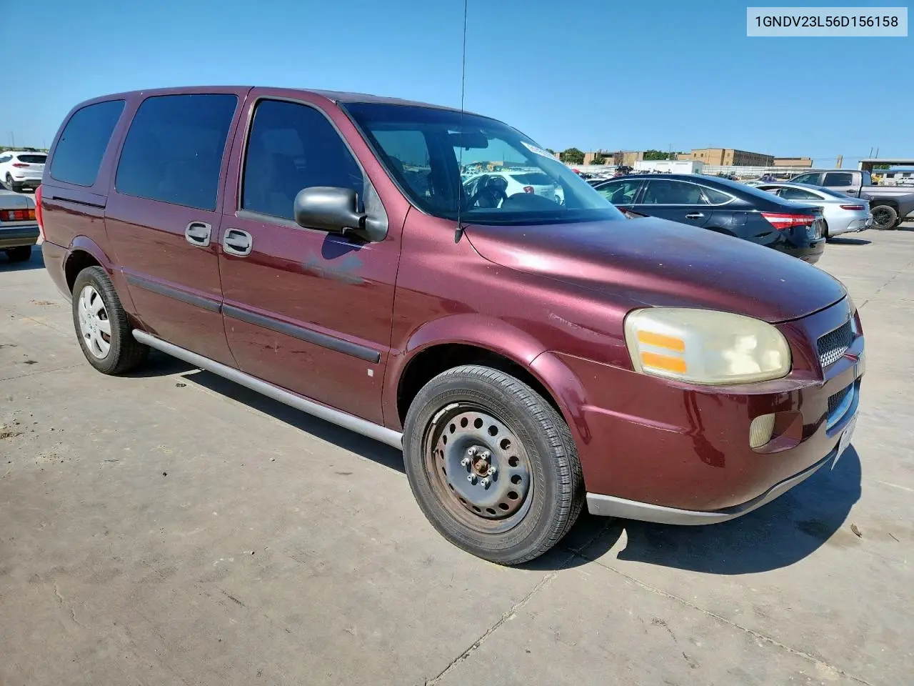 2006 Chevrolet Uplander Ls VIN: 1GNDV23L56D156158 Lot: 61463085
