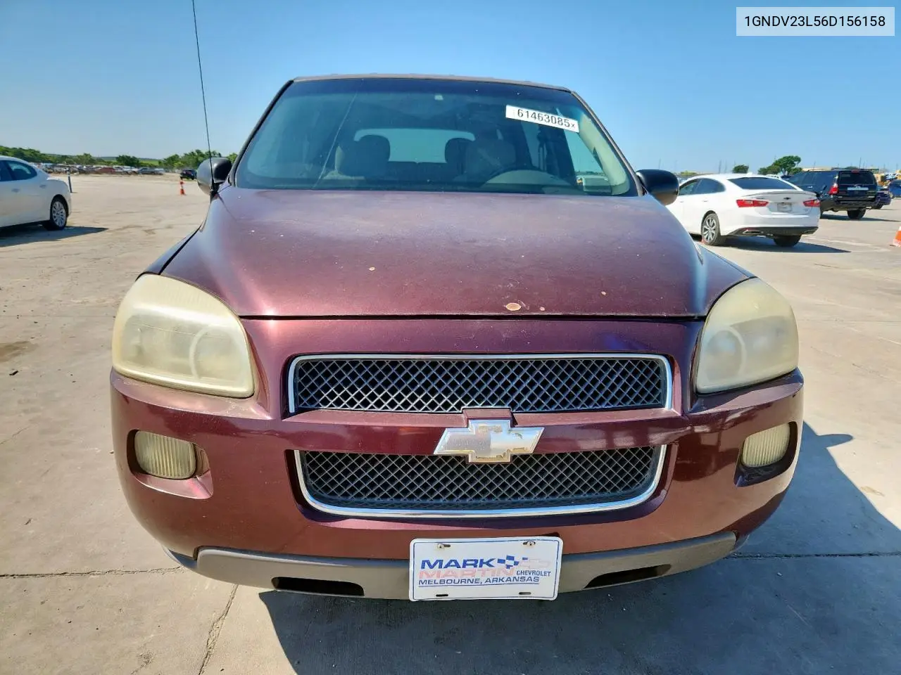 2006 Chevrolet Uplander Ls VIN: 1GNDV23L56D156158 Lot: 61463085