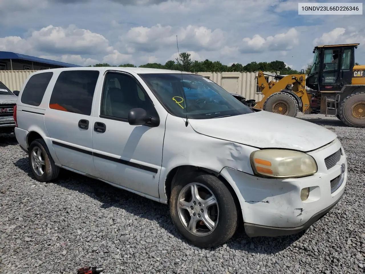 2006 Chevrolet Uplander Ls VIN: 1GNDV23L66D226346 Lot: 61463535