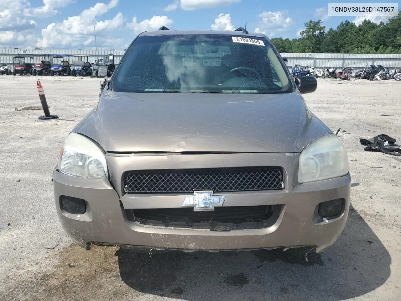 2006 Chevrolet Uplander Lt VIN: 1GNDV33L26D147567 Lot: 61584865