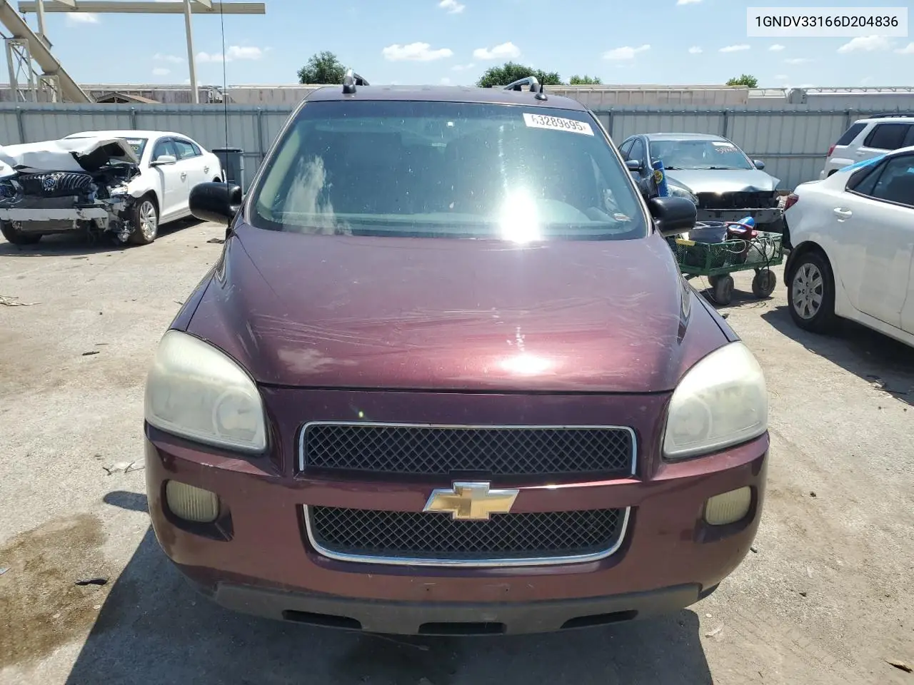 2006 Chevrolet Uplander Lt VIN: 1GNDV33166D204836 Lot: 63289895