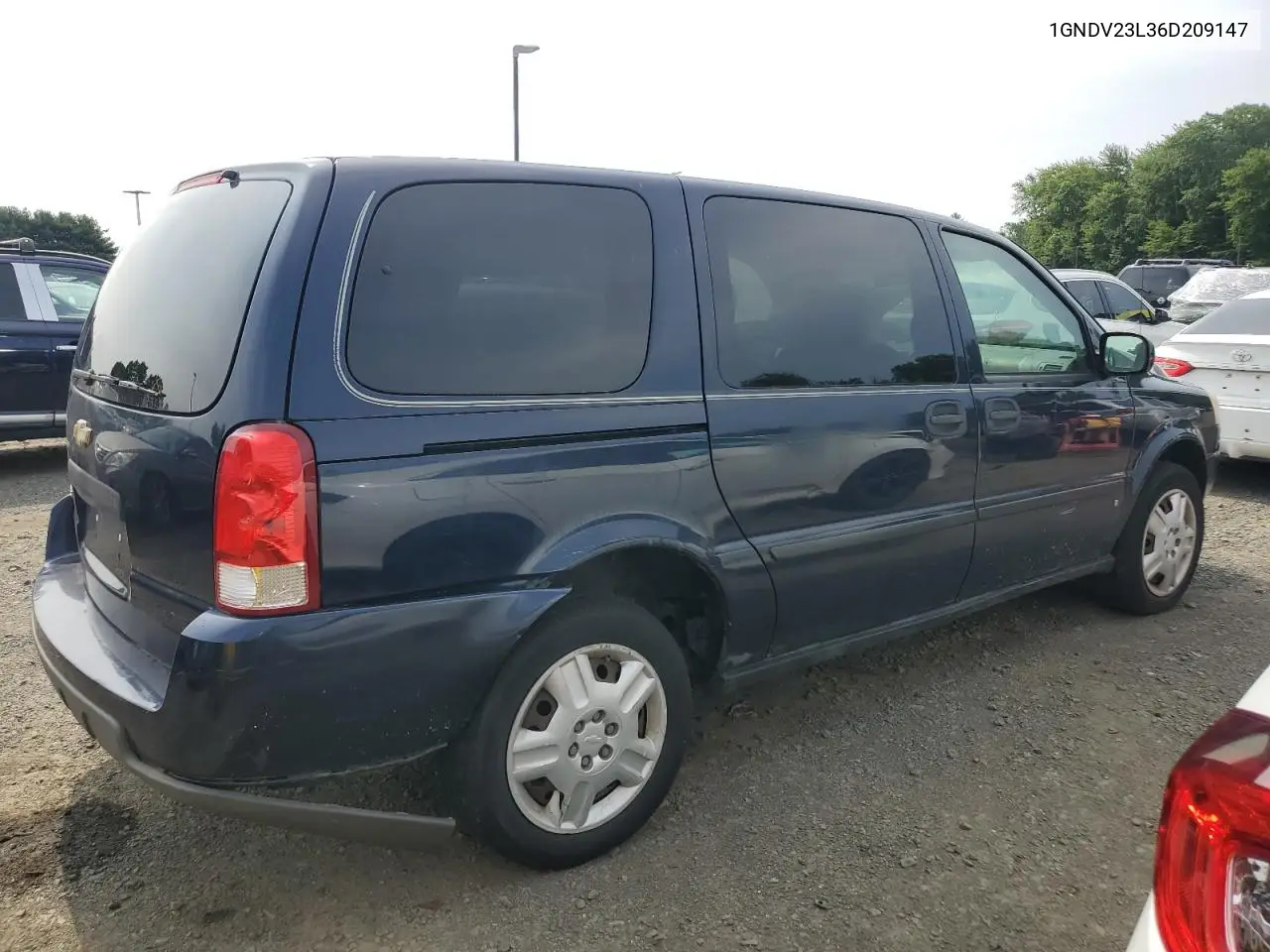 2006 Chevrolet Uplander Ls VIN: 1GNDV23L36D209147 Lot: 63385615