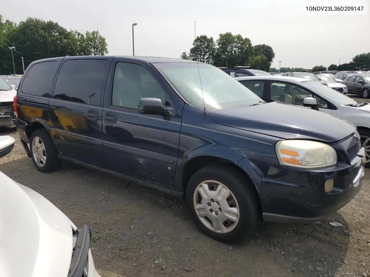 2006 Chevrolet Uplander Ls VIN: 1GNDV23L36D209147 Lot: 63385615