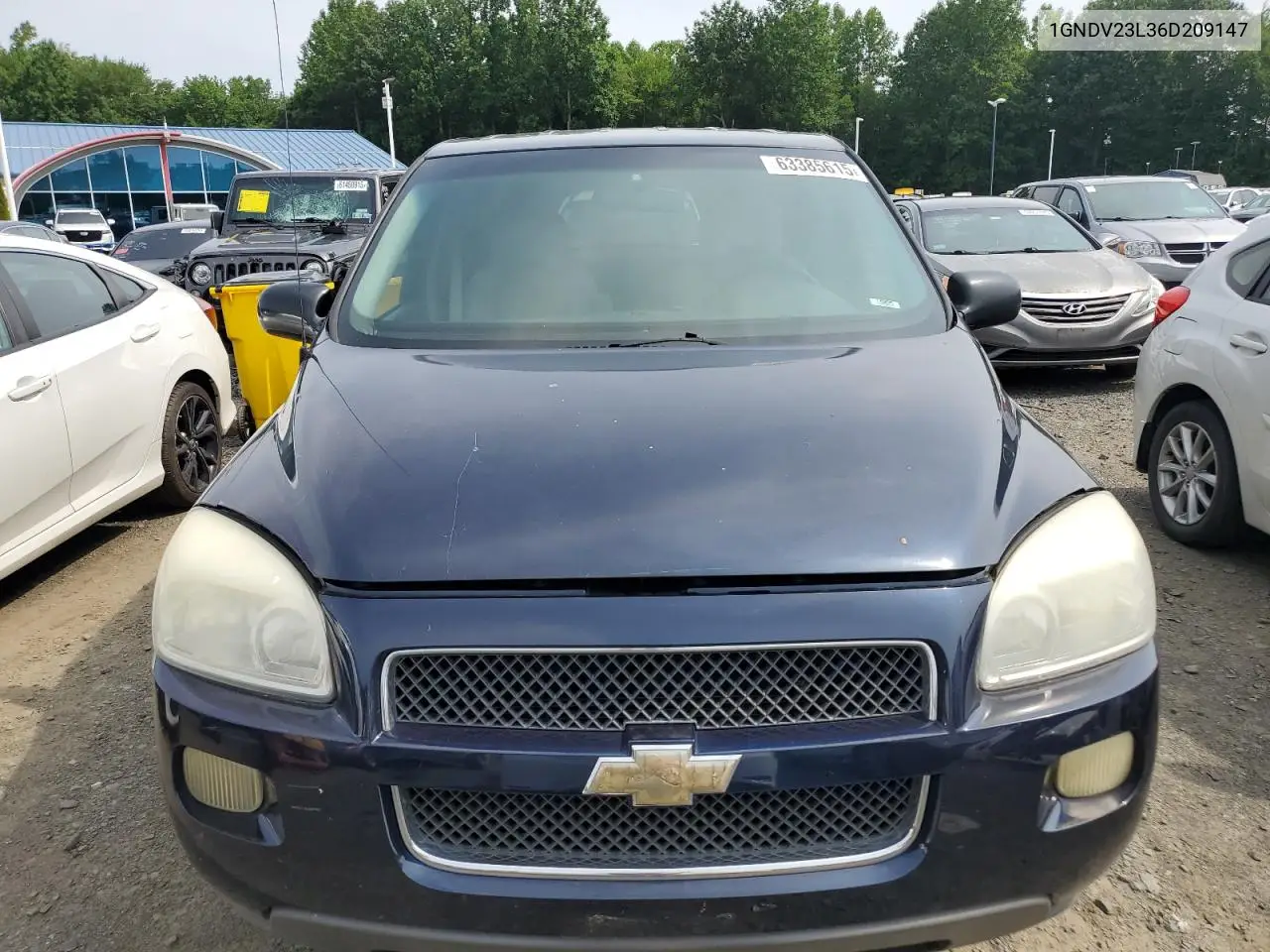 2006 Chevrolet Uplander Ls VIN: 1GNDV23L36D209147 Lot: 63385615