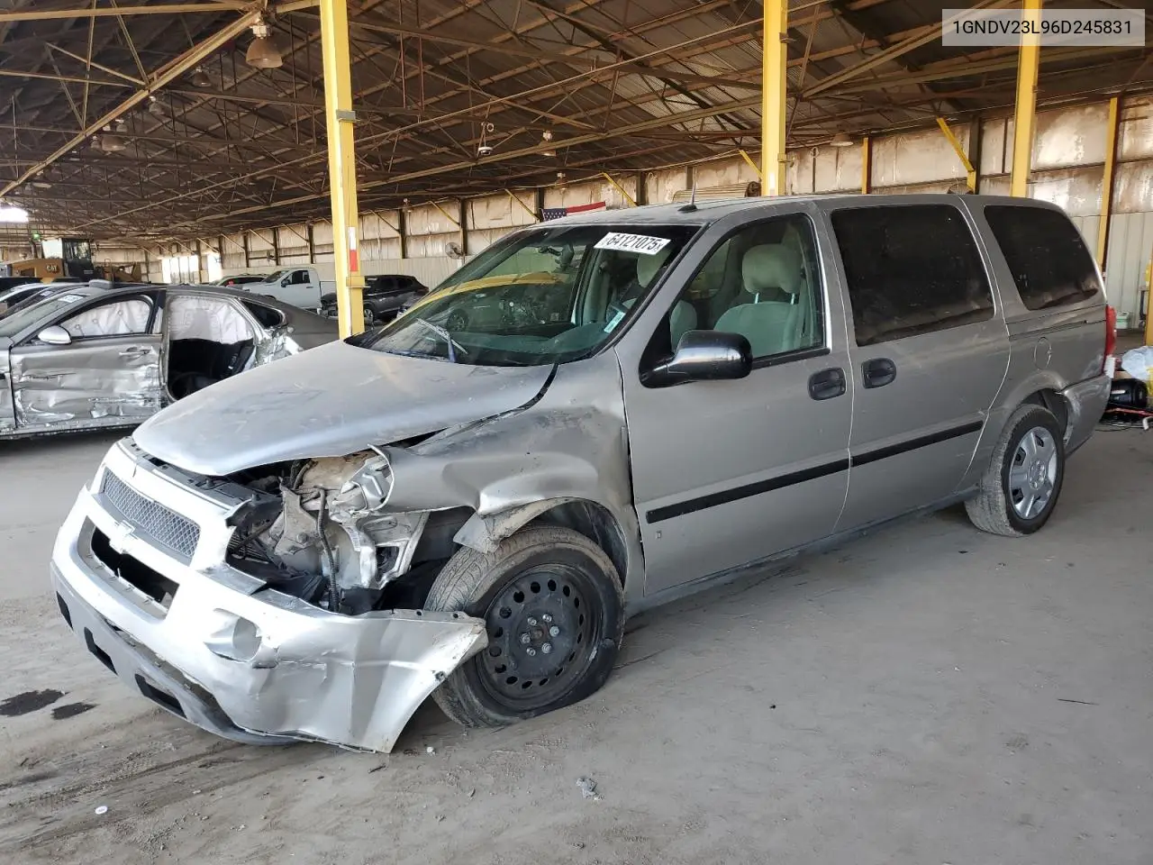 2006 Chevrolet Uplander Ls VIN: 1GNDV23L96D245831 Lot: 64121075