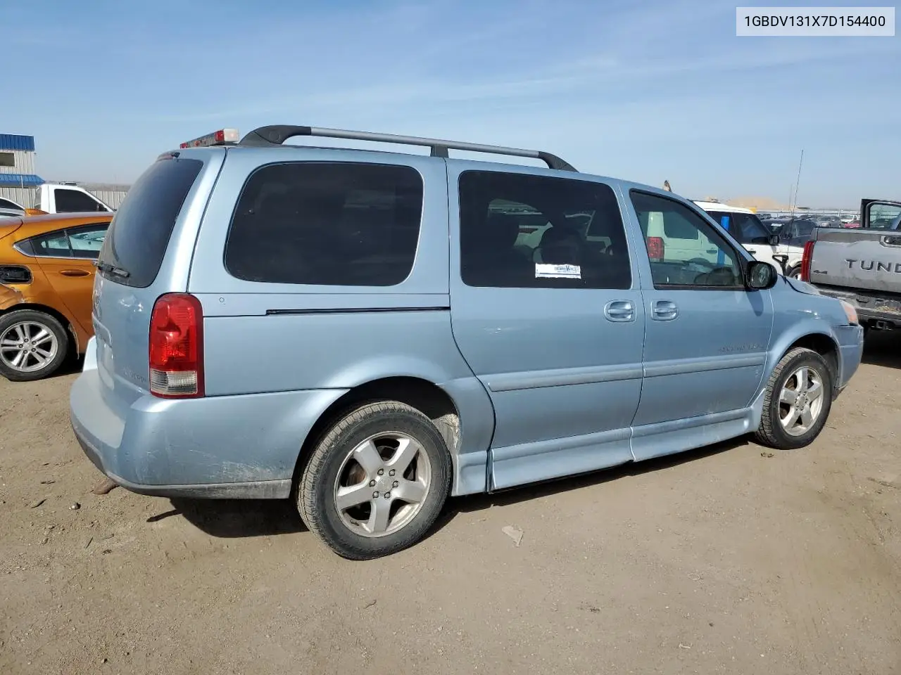 2007 Chevrolet Uplander Incomplete VIN: 1GBDV131X7D154400 Lot: 48809105