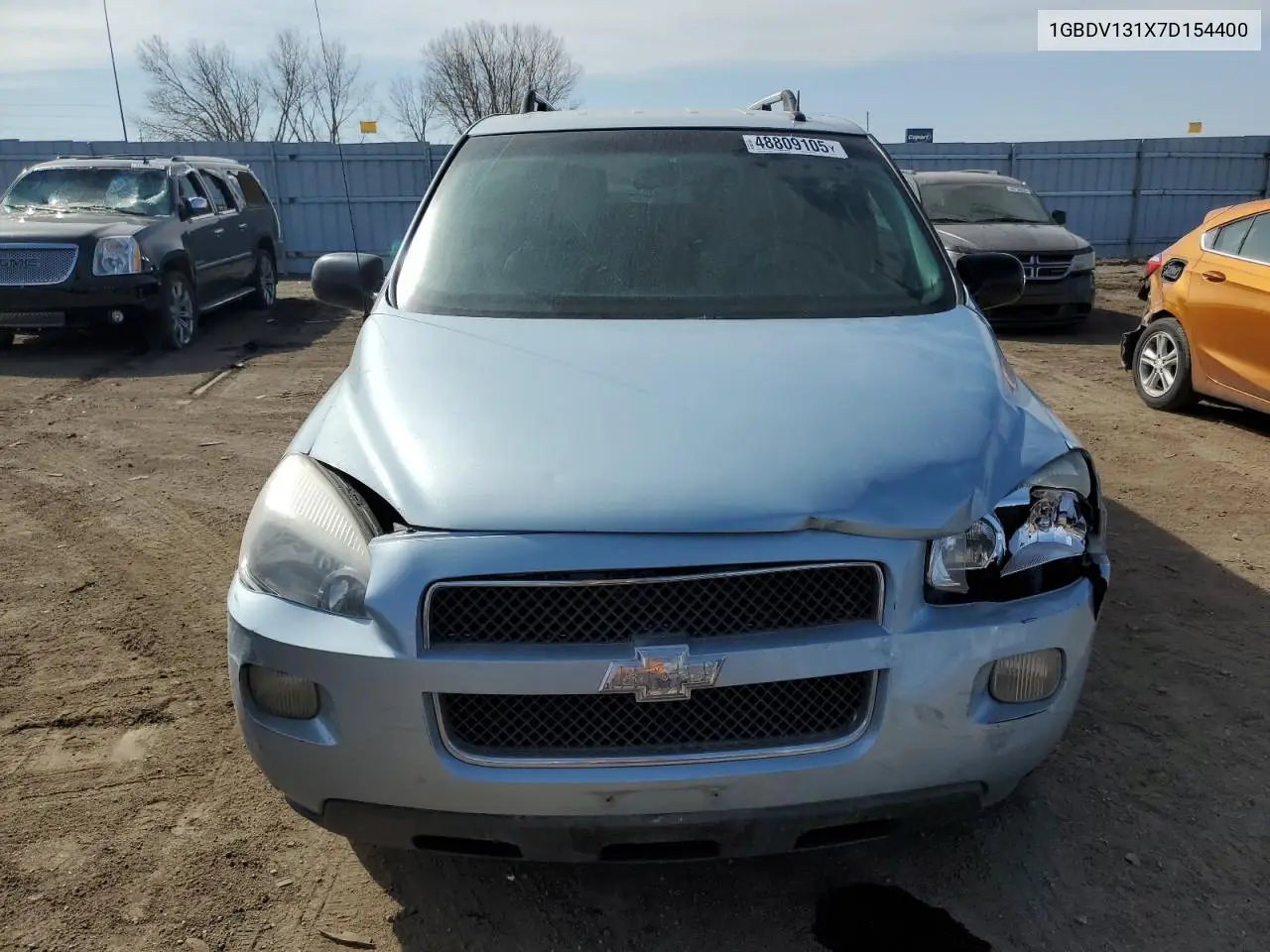 2007 Chevrolet Uplander Incomplete VIN: 1GBDV131X7D154400 Lot: 48809105