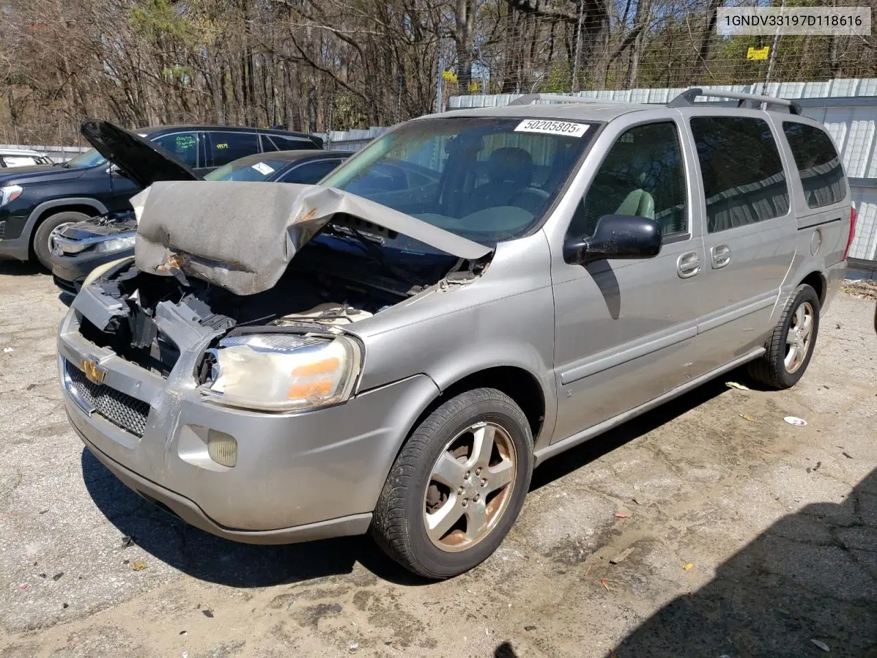 2007 Chevrolet Uplander Lt VIN: 1GNDV33197D118616 Lot: 50205805