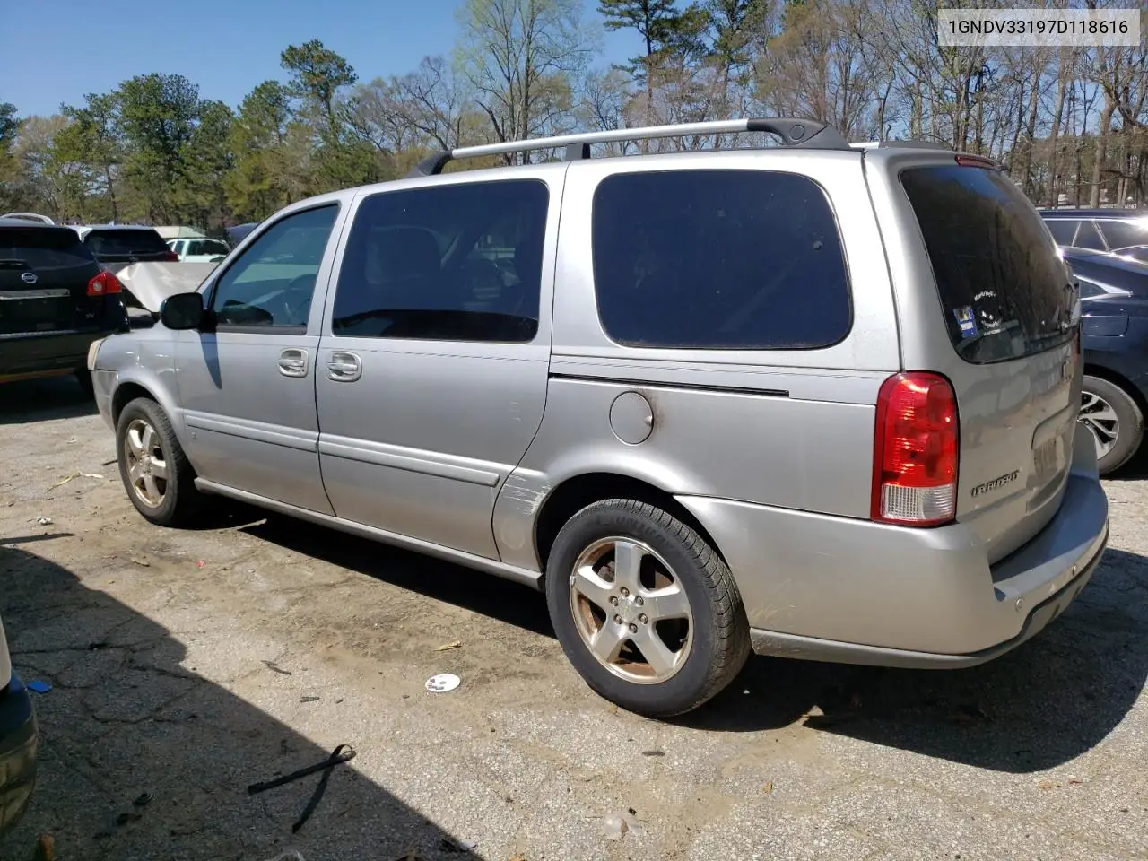 2007 Chevrolet Uplander Lt VIN: 1GNDV33197D118616 Lot: 50205805