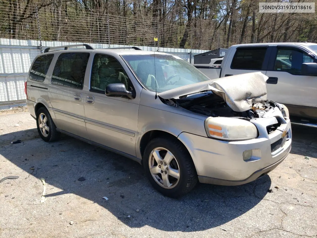2007 Chevrolet Uplander Lt VIN: 1GNDV33197D118616 Lot: 50205805