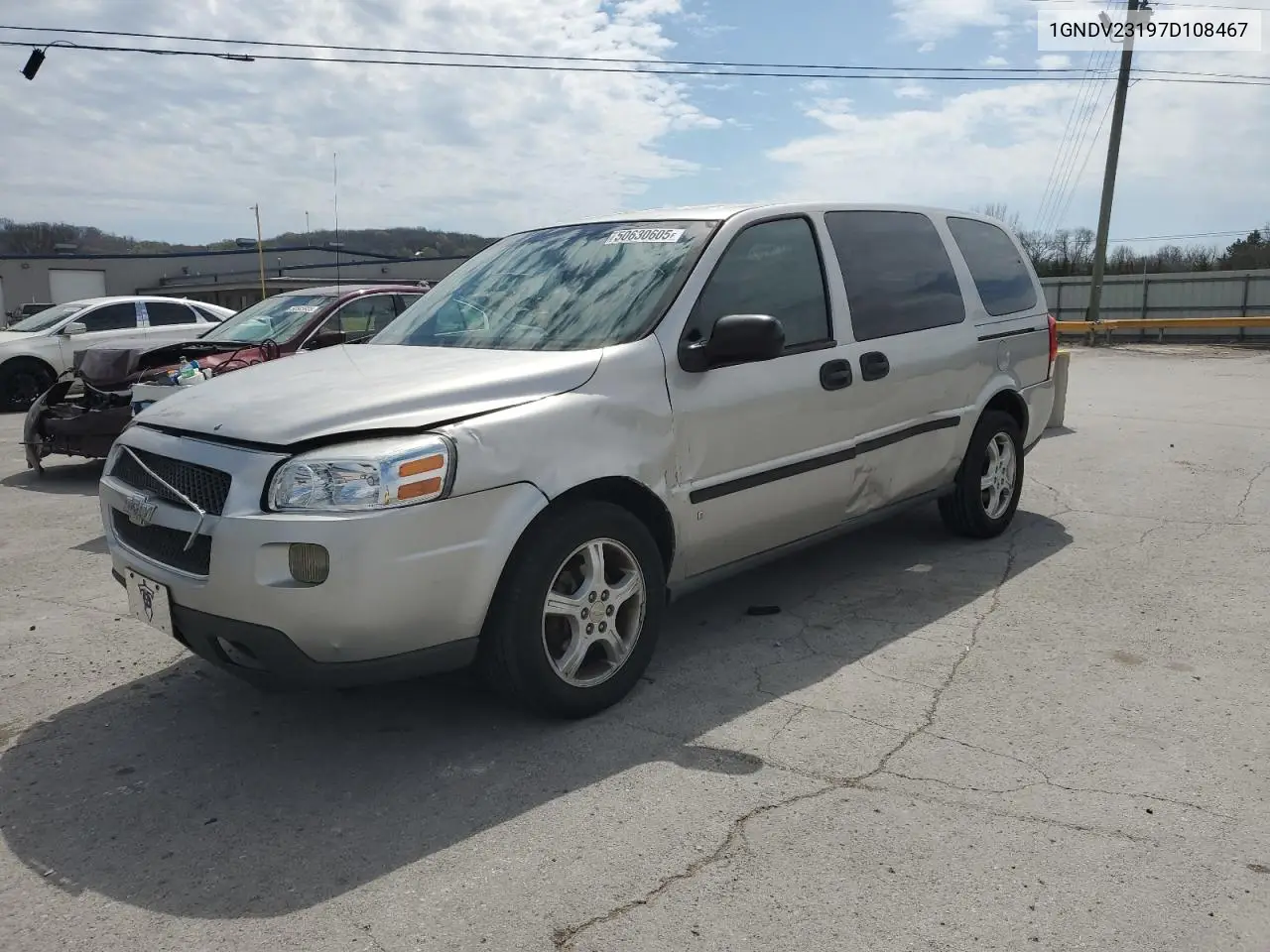 2007 Chevrolet Uplander Ls VIN: 1GNDV23197D108467 Lot: 50630605