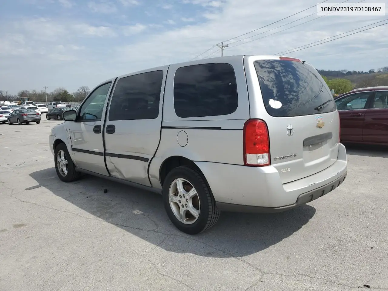 2007 Chevrolet Uplander Ls VIN: 1GNDV23197D108467 Lot: 50630605