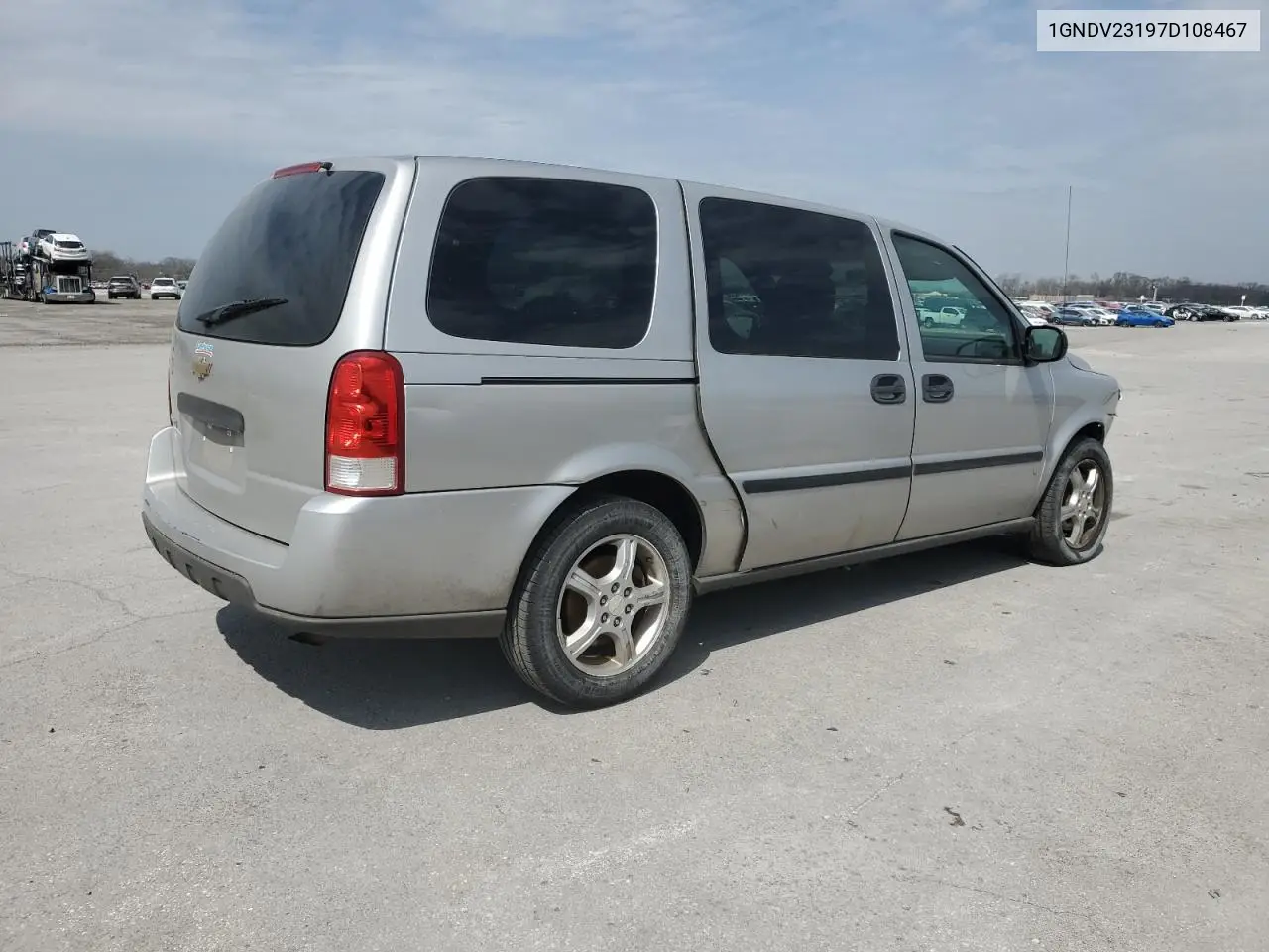 2007 Chevrolet Uplander Ls VIN: 1GNDV23197D108467 Lot: 50630605